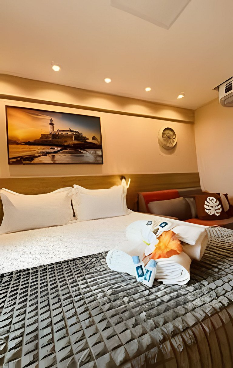 Studio moderno vista mar- Stella Maris/Itapuã!