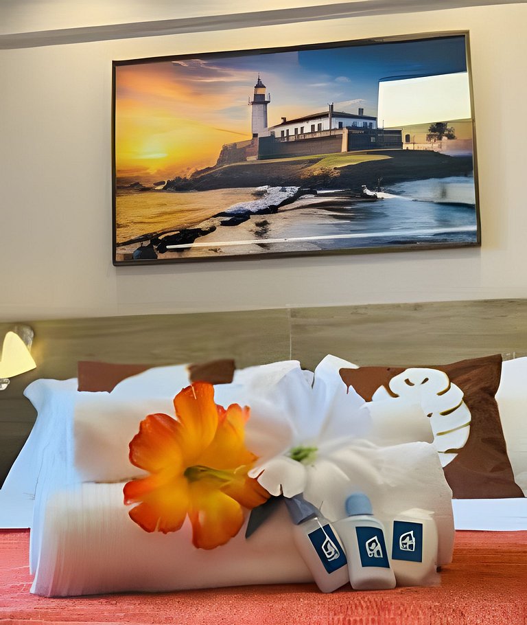 Studio moderno vista mar- Stella Maris/Itapuã!