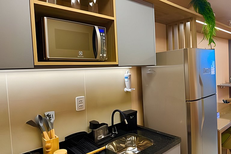 Studio moderno vista mar- Stella Maris/Itapuã!