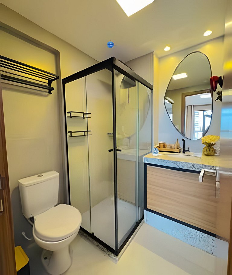 Studio moderno vista mar- Stella Maris/Itapuã!