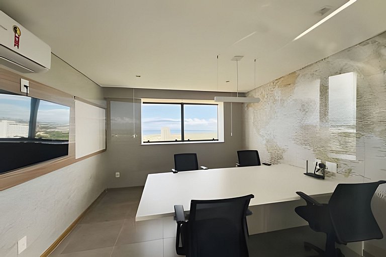 Studio moderno e completo, ao lado do Mar