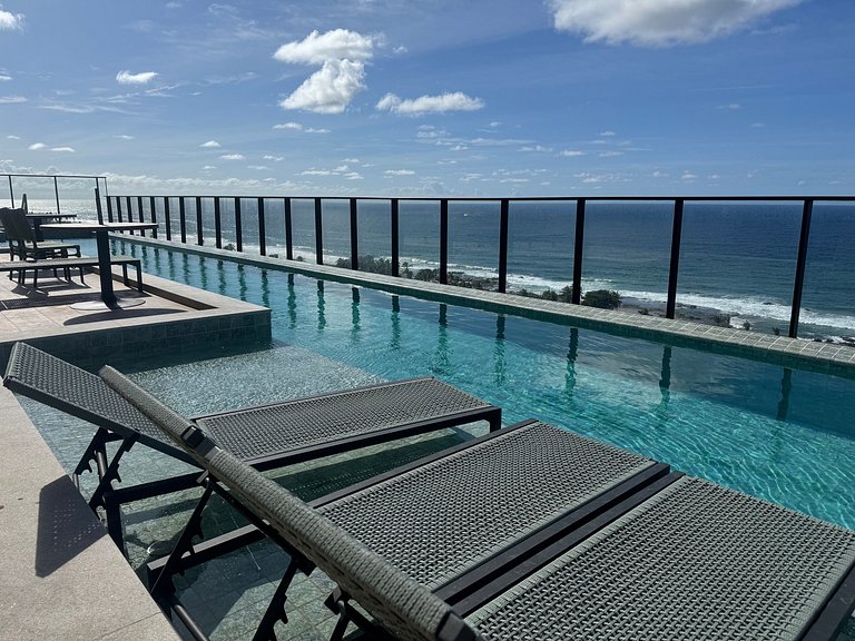 Studio próximo ao mar e piscina em Salvador
