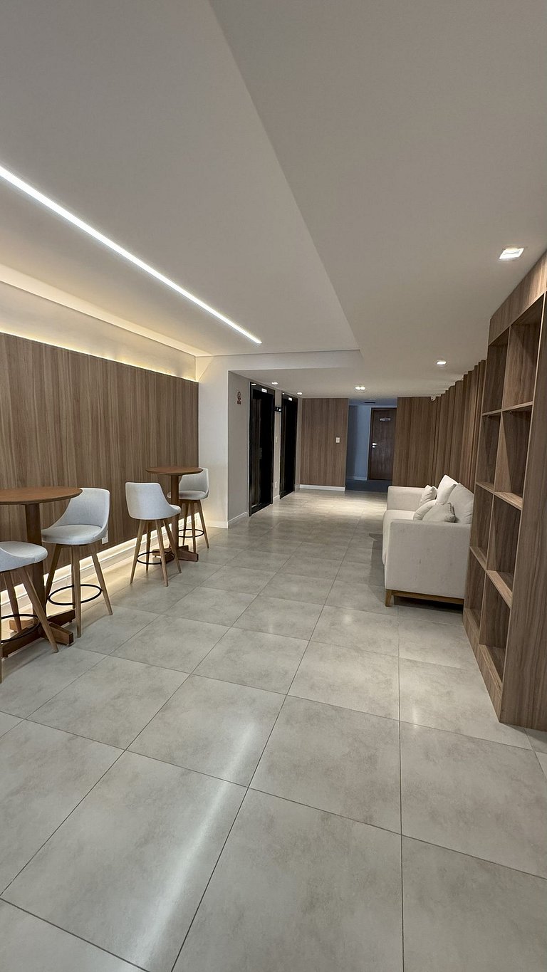 Studio próximo ao mar e piscina em Salvador