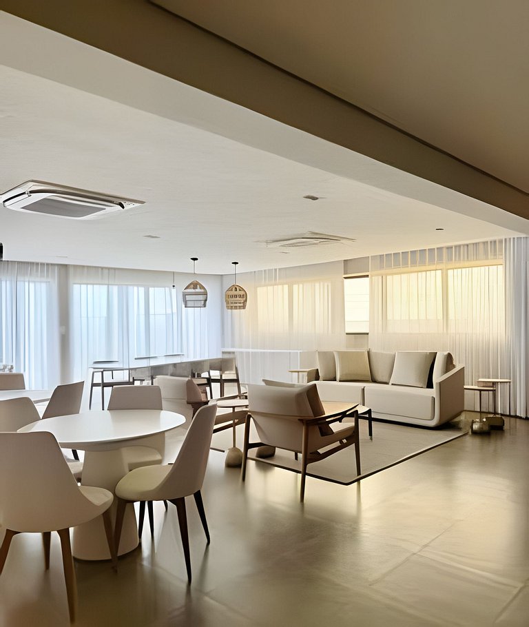 Studio aconchegante perto do mar