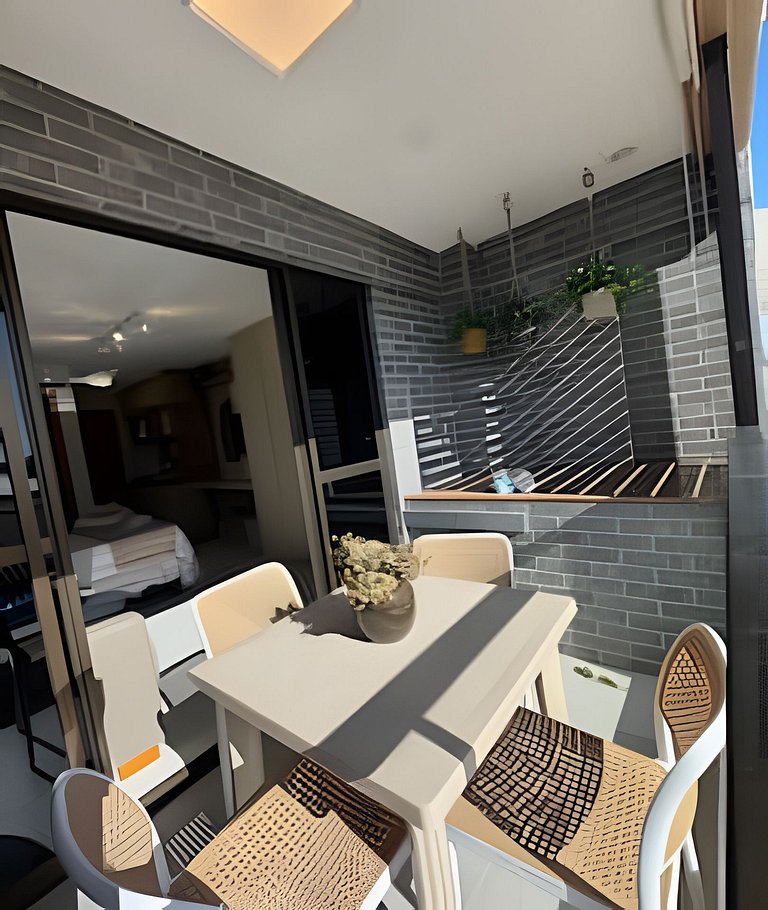 Studio aconchegante perto do mar