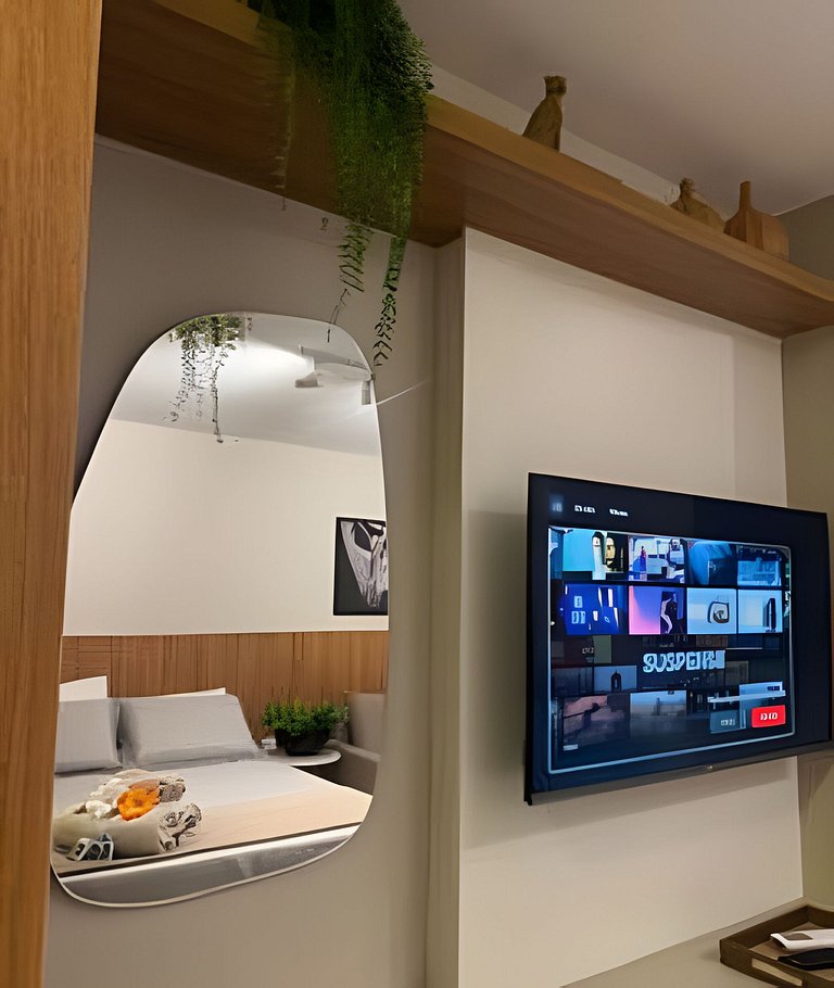 Studio aconchegante perto do mar