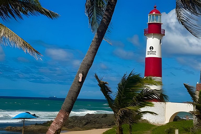 Studio aconchegante perto do mar