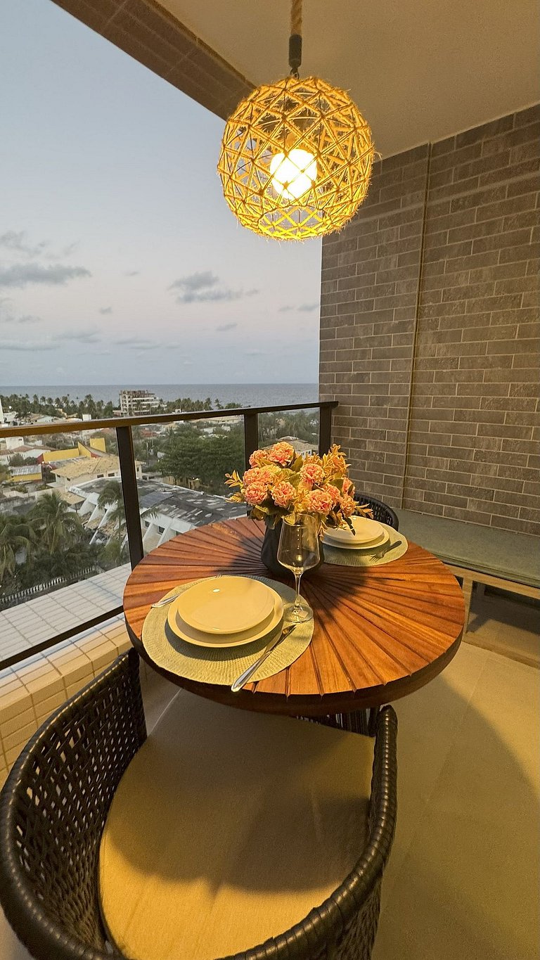 Lindo Studio com vista para o mar em Stella Maris