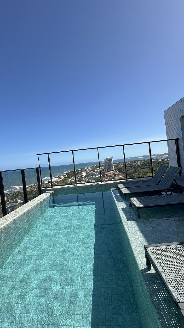 Lindo Studio com vista para o mar em Stella Maris