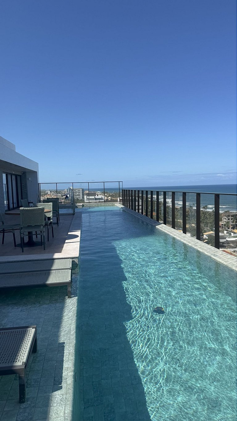 Lindo Studio com vista para o mar em Stella Maris