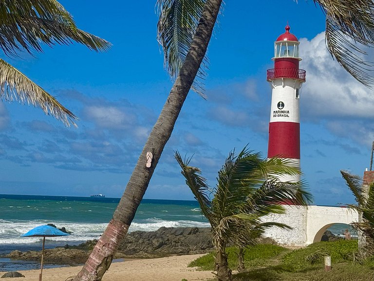Lindo Studio com vista para o mar em Stella Maris