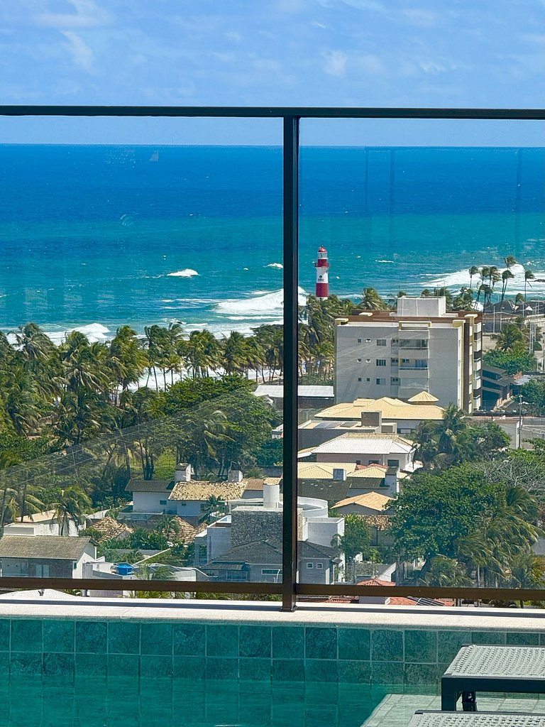 Lindo Studio com vista para o mar em Stella Maris