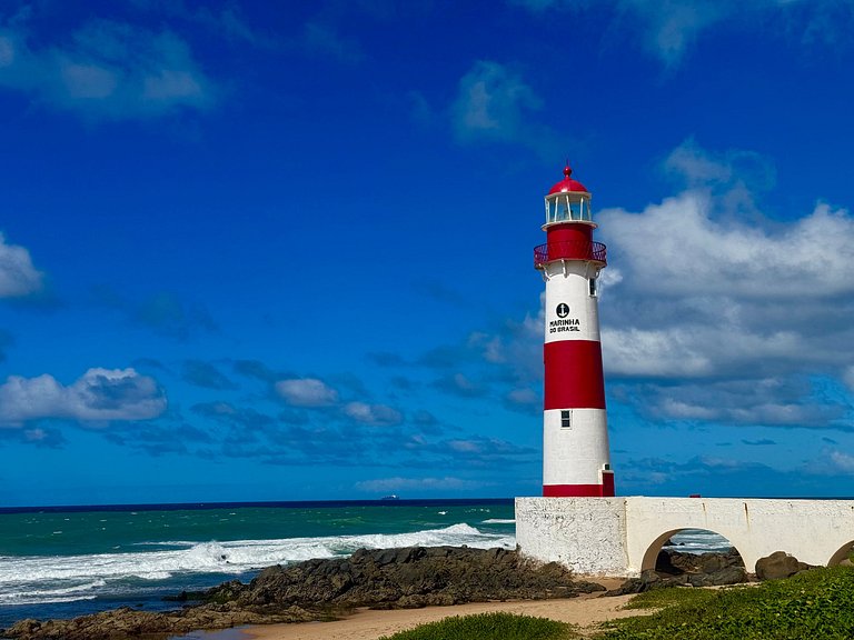 Novo Studio com vista para o mar de Stella Maris