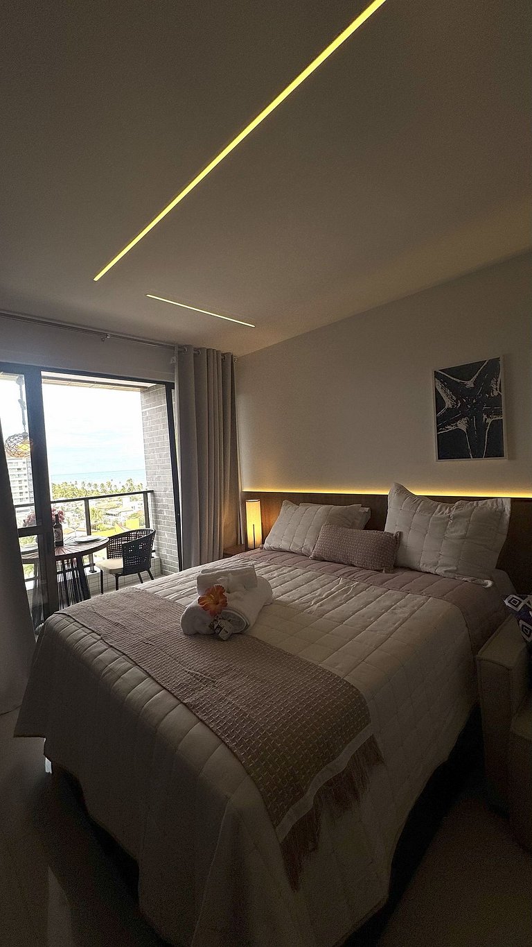 Lindo Studio com vista para o mar em Stella Maris