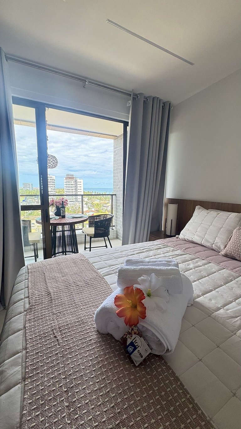 Lindo Studio com vista para o mar em Stella Maris