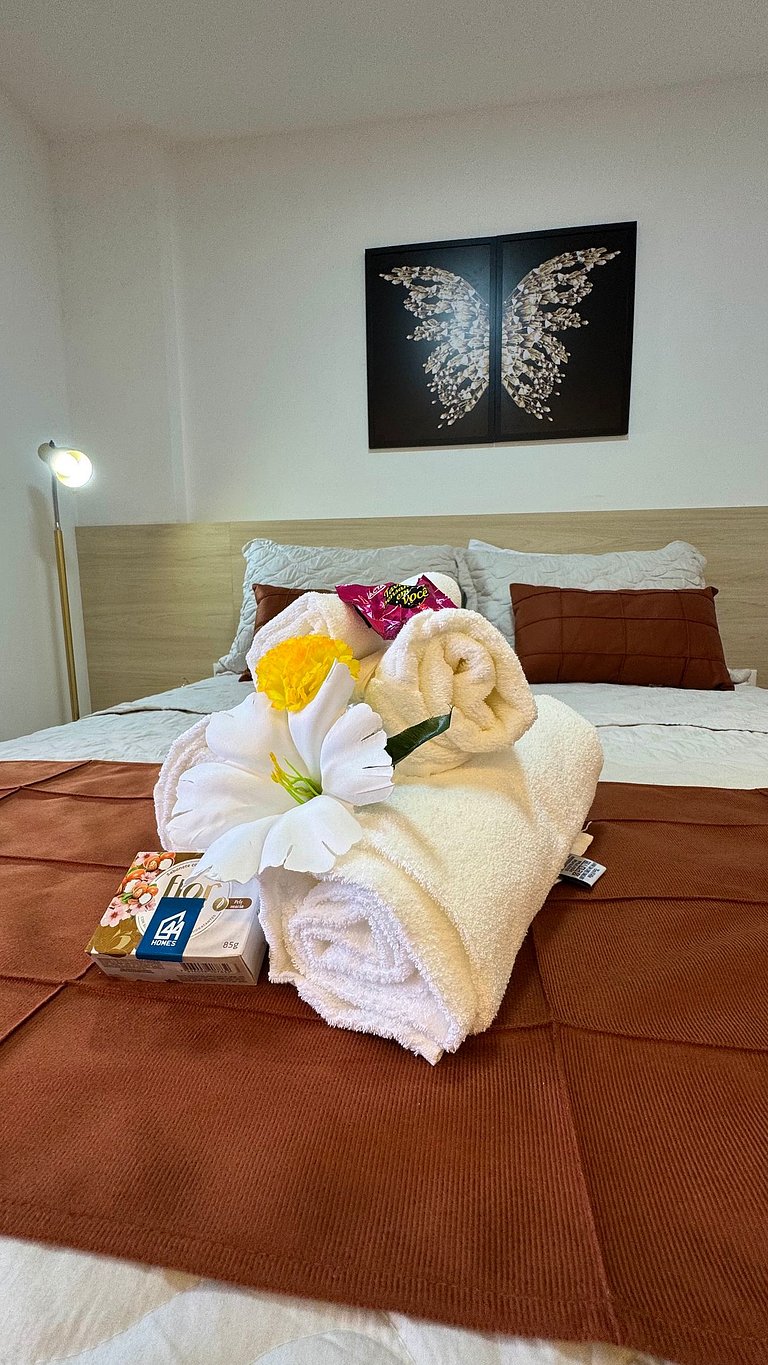 Studio vista para o mar de Itapua em Salvador