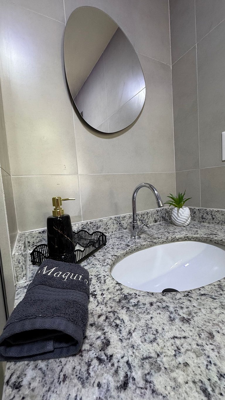 Studio vista para o mar de Itapua em Salvador