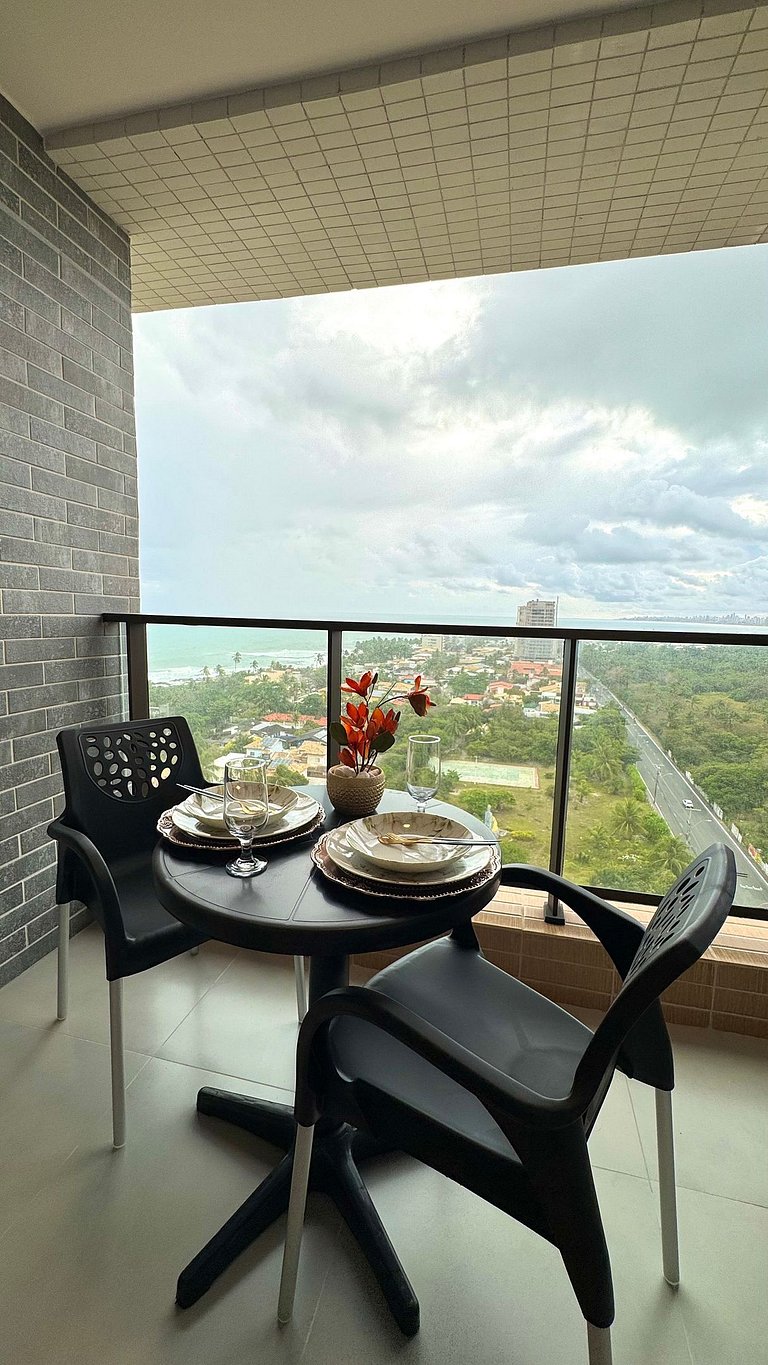 Studio vista para o mar de Itapua em Salvador