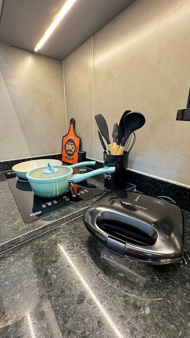 Studio vista para o mar de Itapua em Salvador