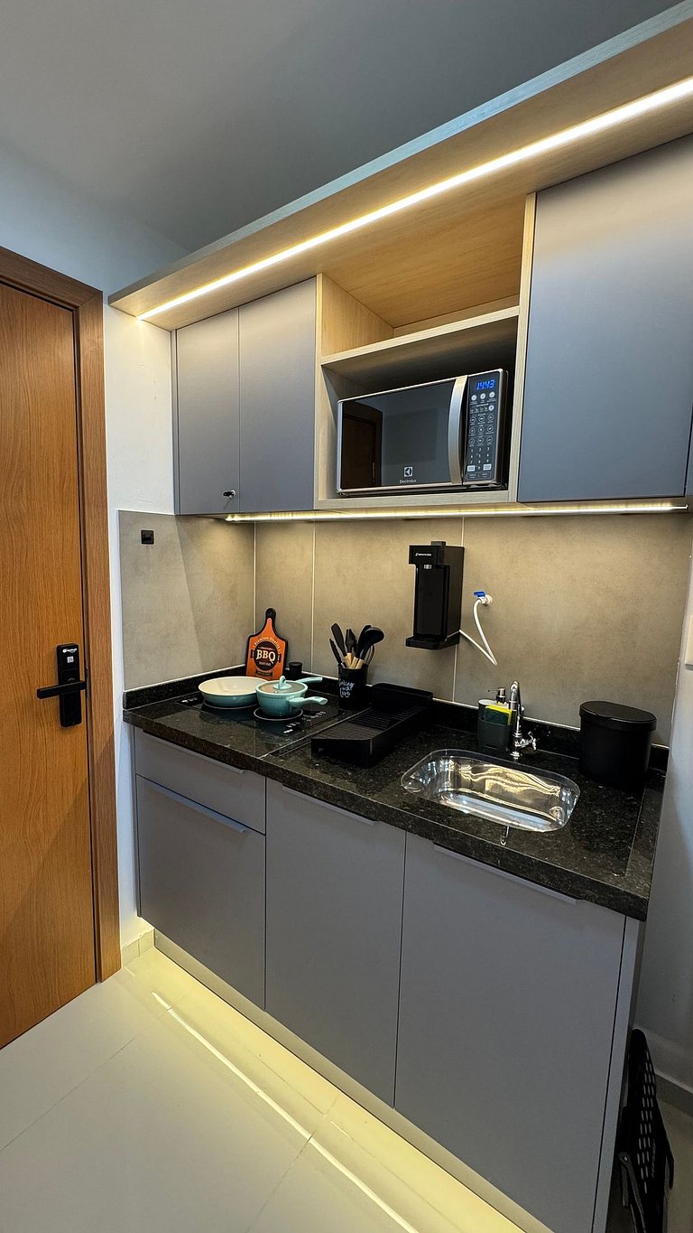 Studio vista para o mar de Itapua em Salvador