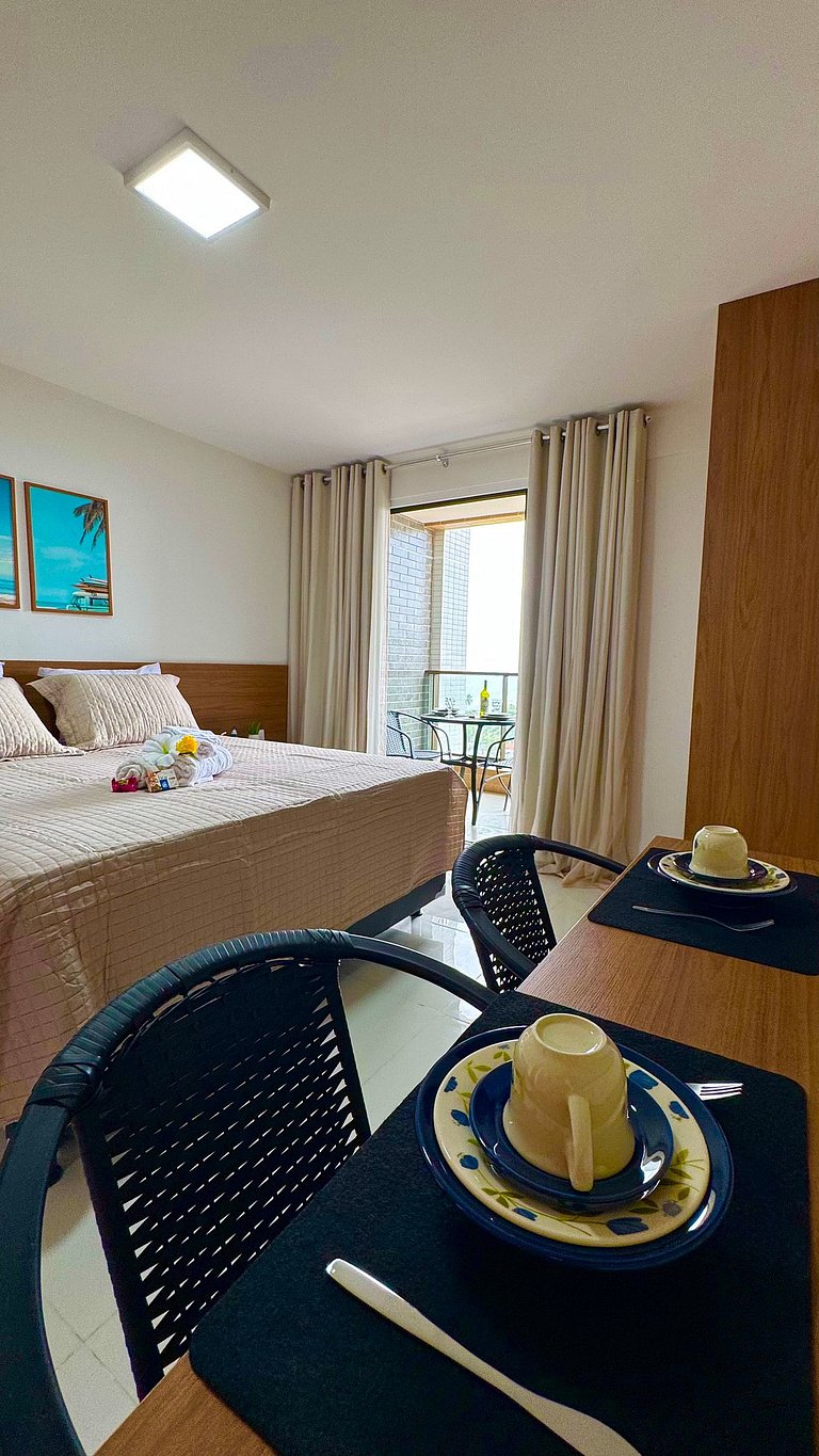 Studio perto do mar da Pedra do Sal em salvador