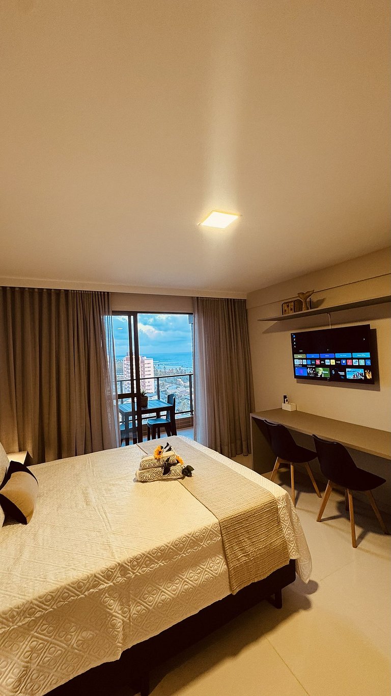 Studio Lindo Vista Mar em Stella Maris/Salvador