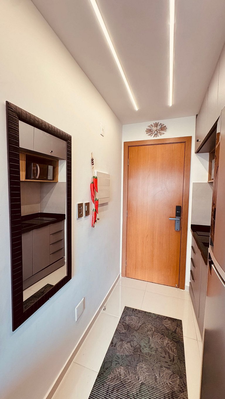 Lindo Studio Vista Mar com piscina no Rooftop