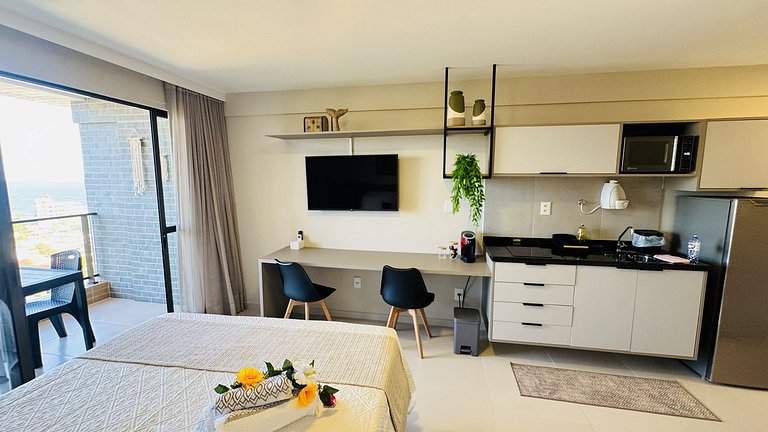 Studio Lindo Vista Mar em Stella Maris/Salvador