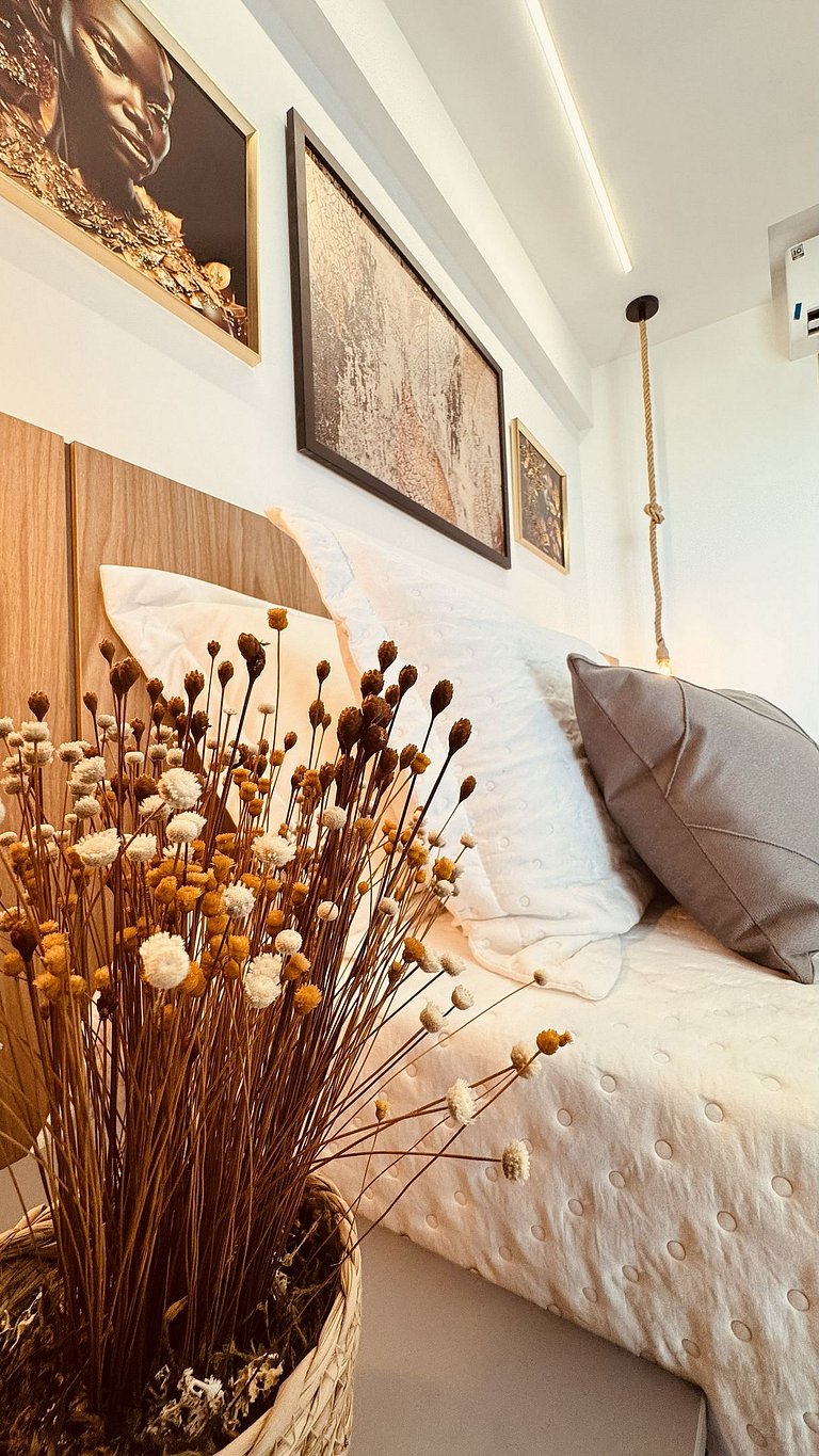 Lindo Studio Vista Mar com piscina no Rooftop