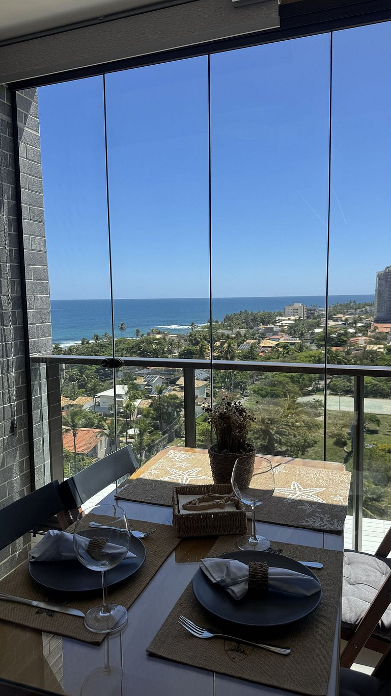 Lindo Studio Vista Mar com piscina no Rooftop