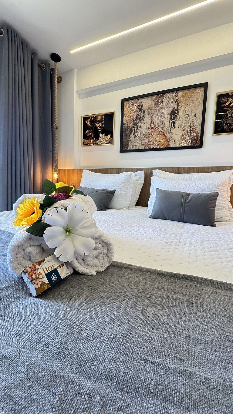 Lindo Studio Vista Mar com piscina no Rooftop