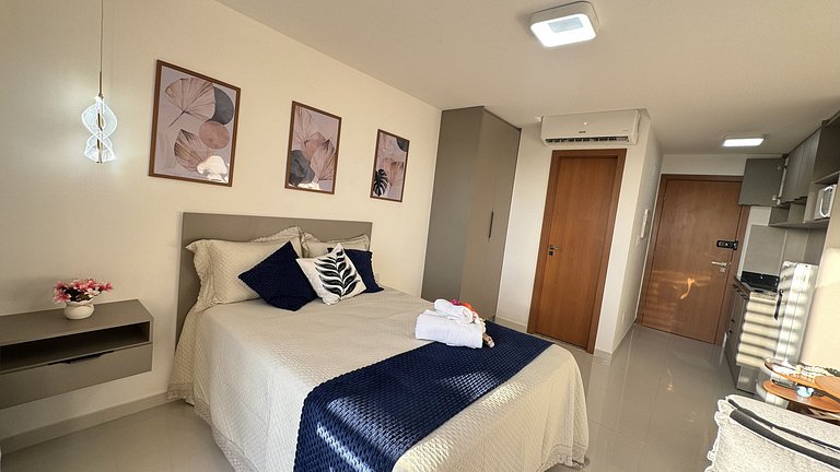 Studio charmoso •Vista mar• Pedra do Sal / Itapuã