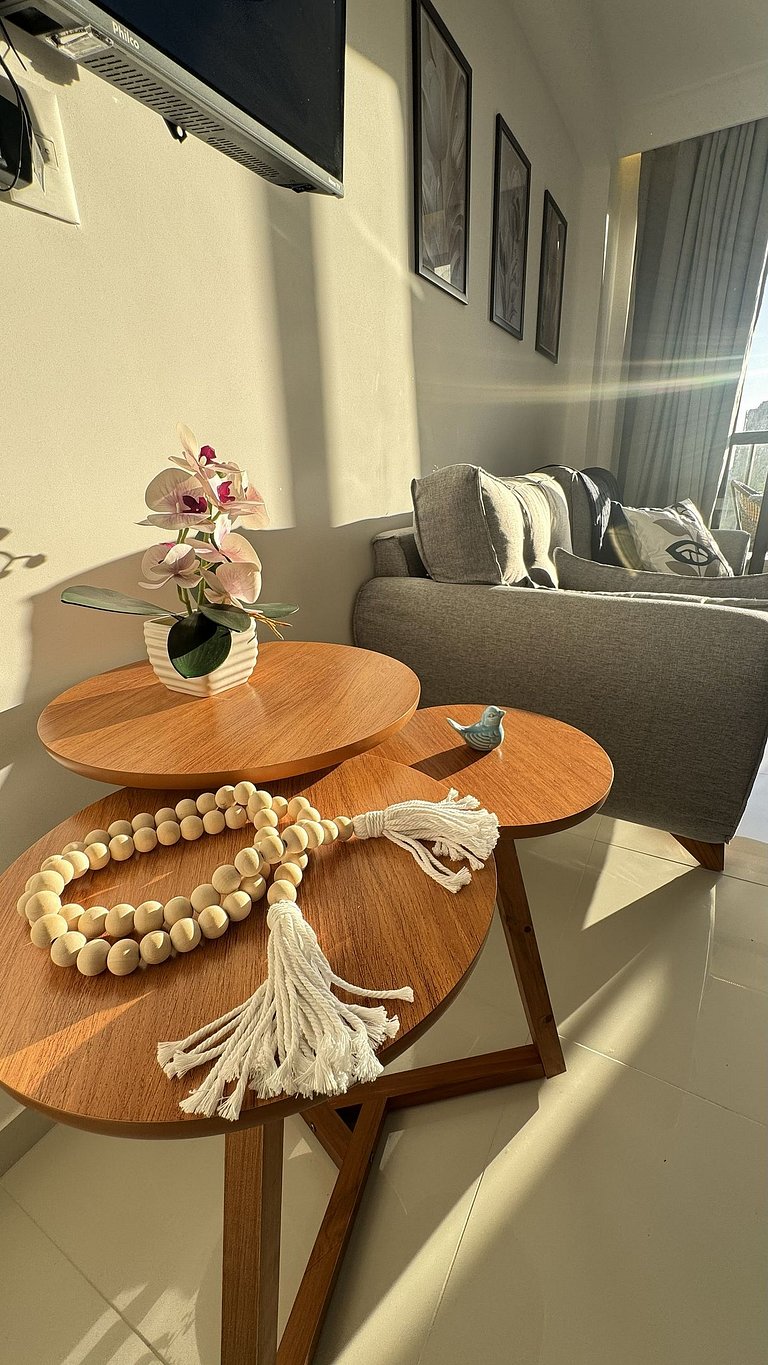 Studio charmoso •Vista mar• Pedra do Sal / Itapuã