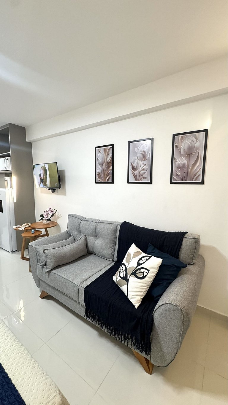 Studio charmoso •Vista mar• Pedra do Sal / Itapuã