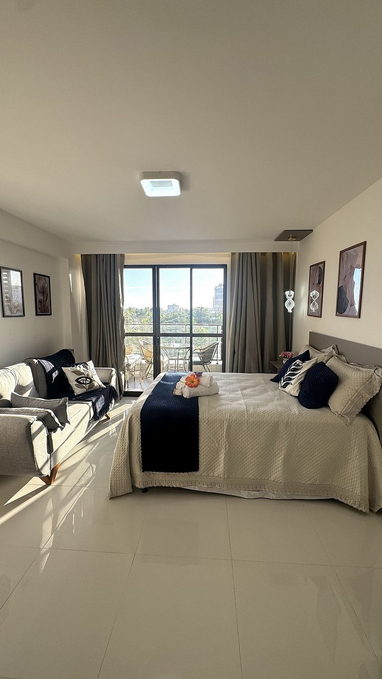 Studio charmoso •Vista mar• Pedra do Sal / Itapuã