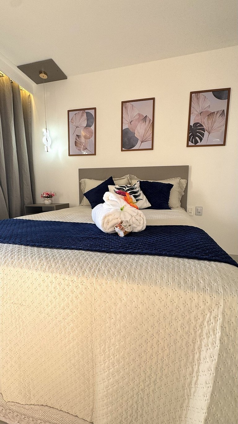 Studio charmoso •Vista mar• Pedra do Sal / Itapuã