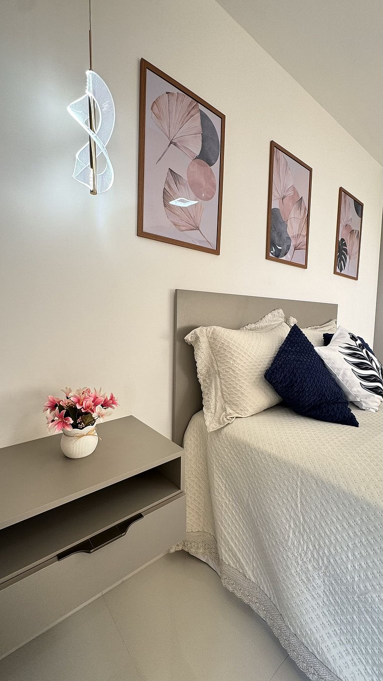 Studio charmoso •Vista mar• Pedra do Sal / Itapuã