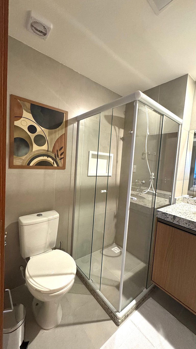 Studio em Salvador, vista para o mar e pôr do sol