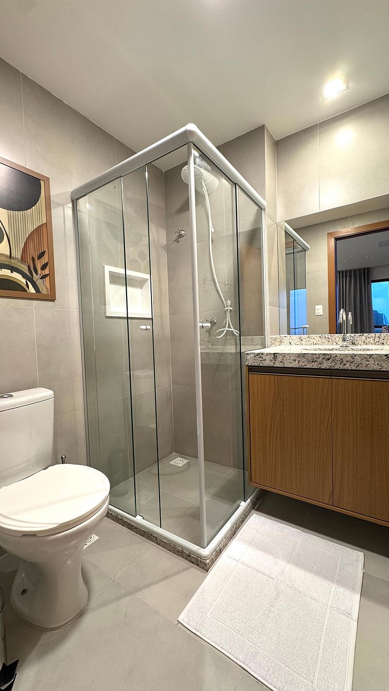 Studio em Salvador, vista para o mar e pôr do sol