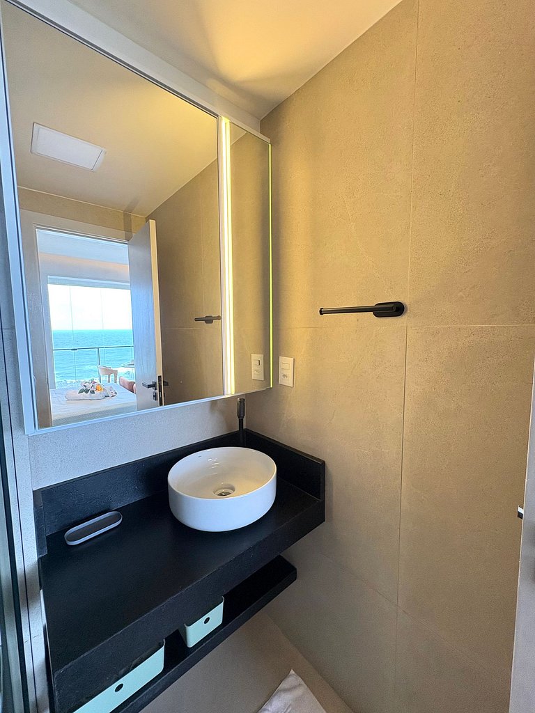 Studio Premium - Vista infinita do Mar em Salvador