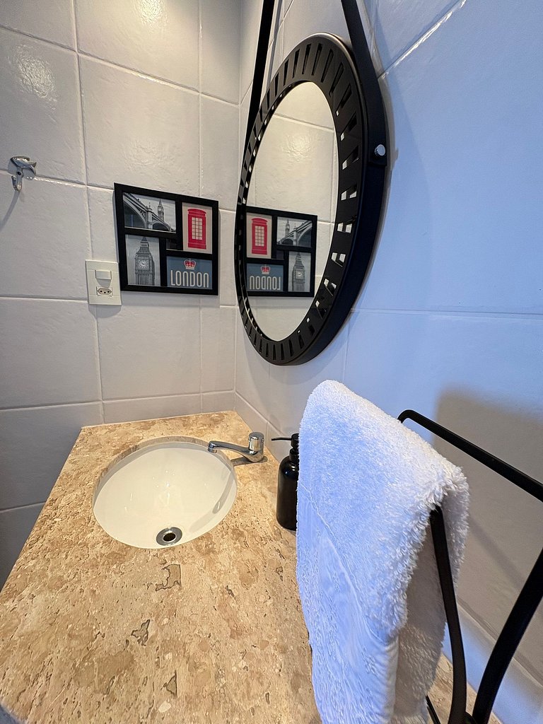 2 quartos, vista mar e conforto no Costa Azul