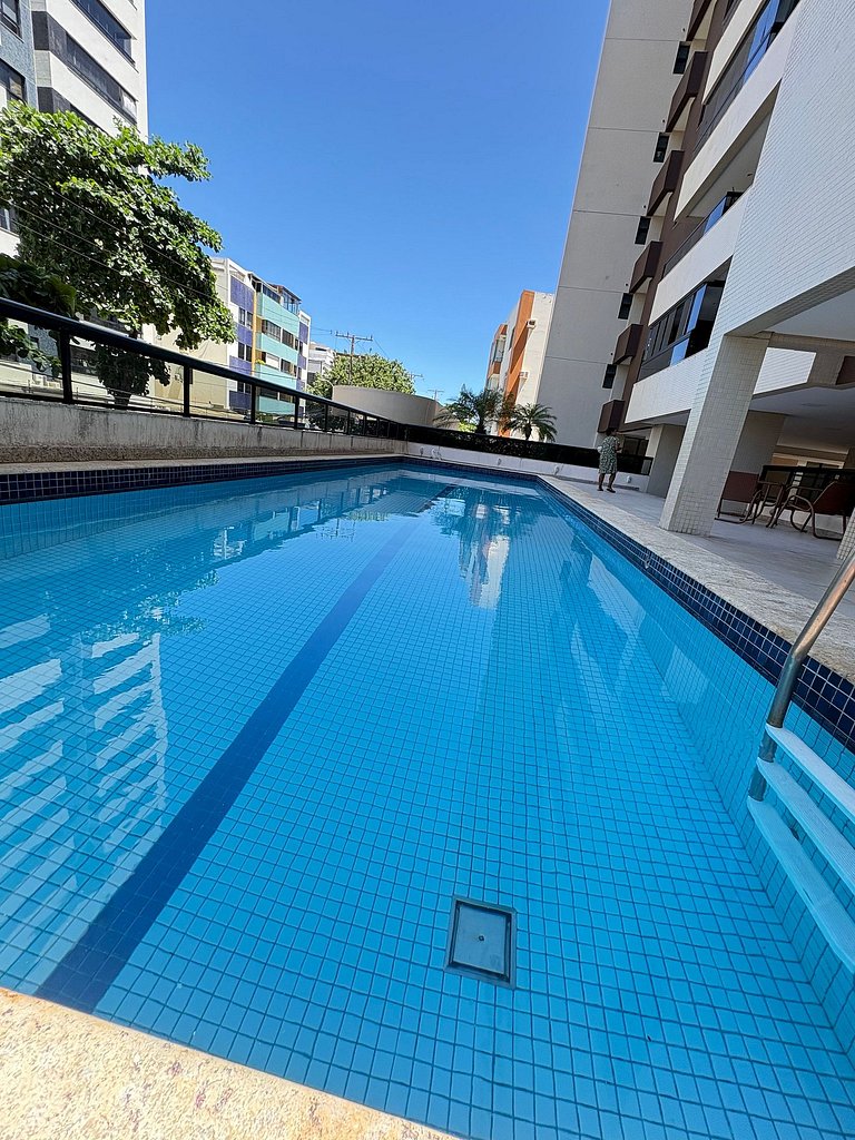 2 quartos, vista mar e conforto no Costa Azul