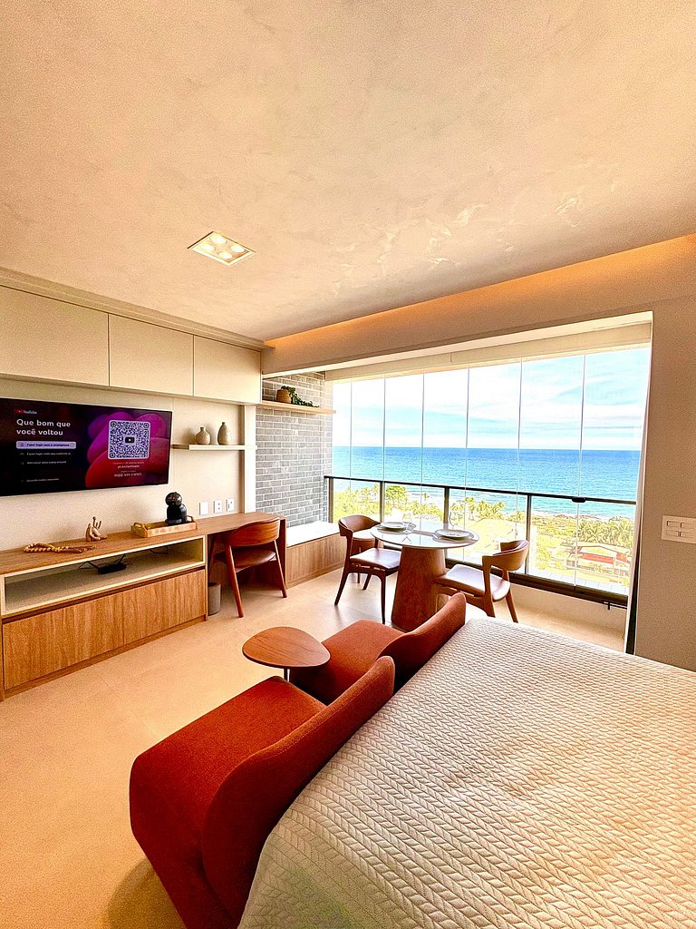 Studio Premium - Vista infinita do Mar em Salvador