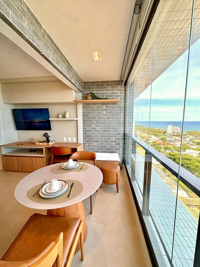 Studio Premium - Vista infinita do Mar em Salvador