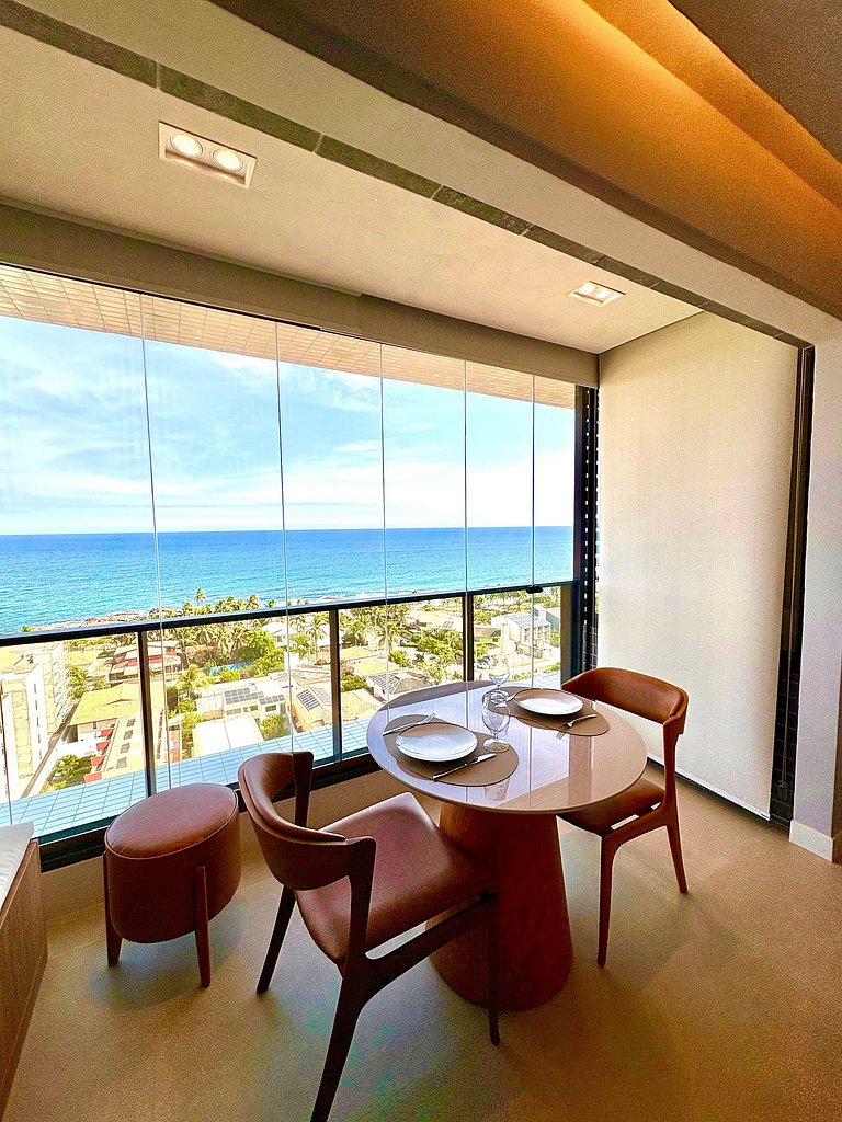Studio Premium - Vista infinita do Mar em Salvador