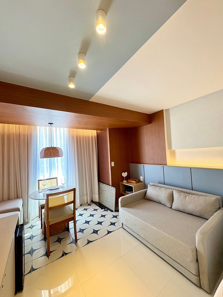 Studio sofisticado e acolhedor em Salvador
