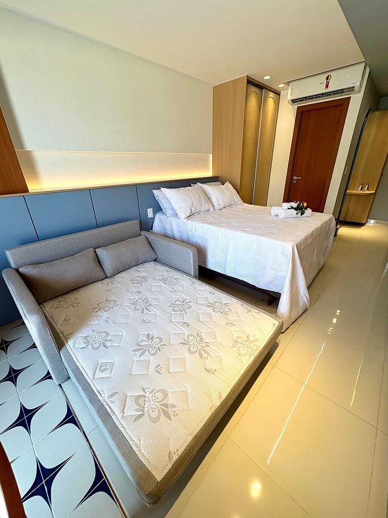 Studio sofisticado e acolhedor em Salvador