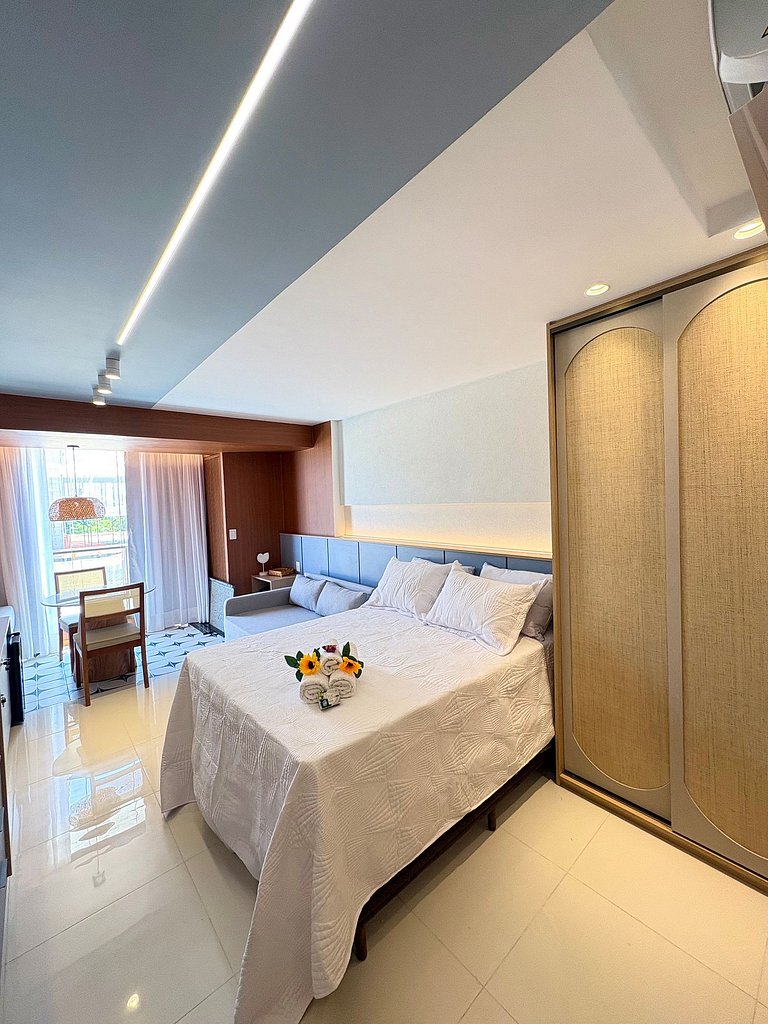 Studio sofisticado e acolhedor em Salvador