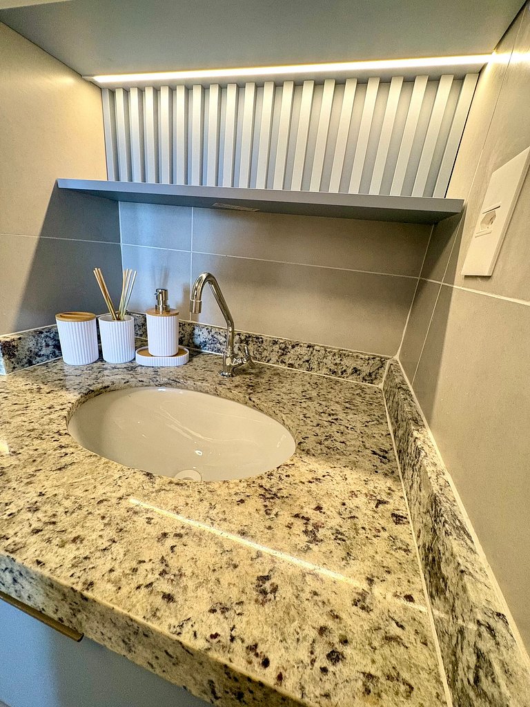 Studio sofisticado e acolhedor em Salvador