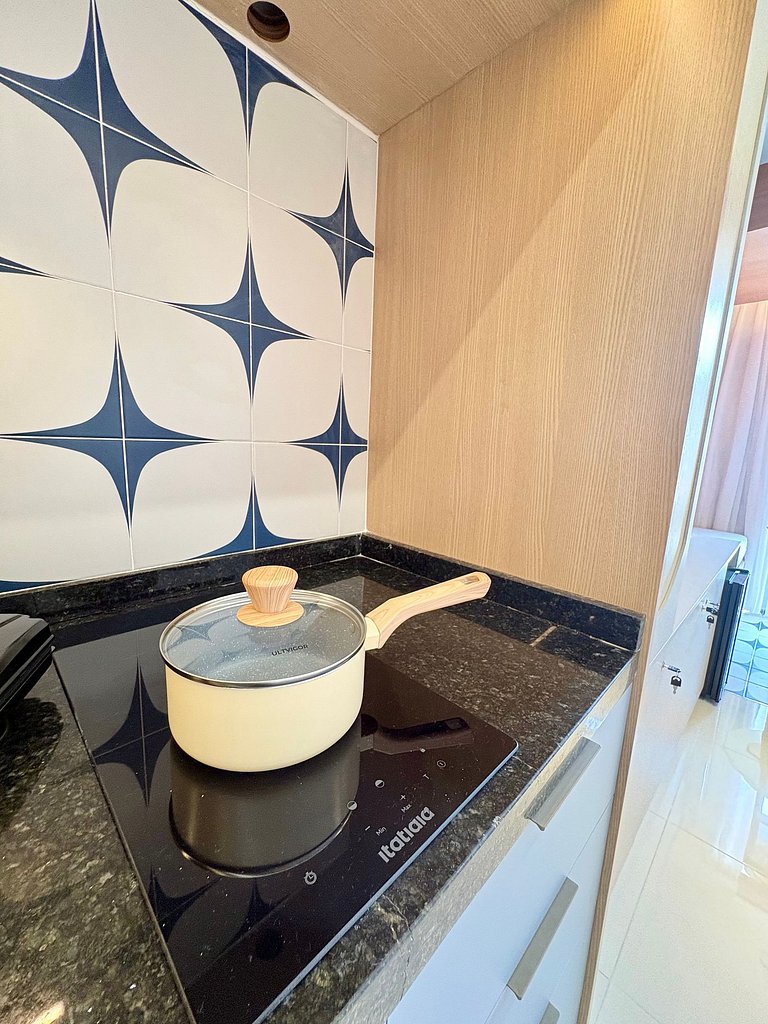 Studio sofisticado e acolhedor em Salvador